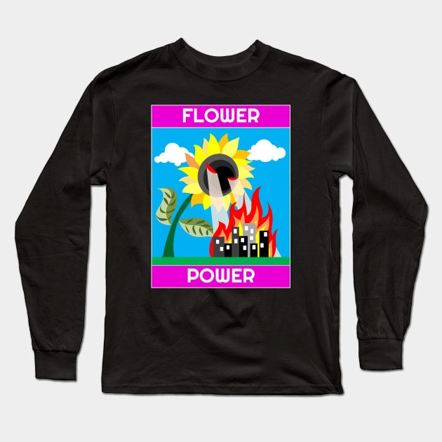 Flower Power Long Sleeve T-Shirt by inotyler